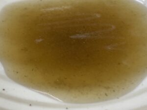 明石のりラーメン　醤油　スープ